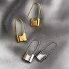 2024 ABC Double tête goujon rétro minimaliste boucles d'oreilles carrées boucles d'oreilles de mode géométrique boucles d'oreilles irrégulières bijoux exagérés accessoires d'ouverture Drop Del