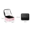 SMART LED Makeup Bag With Mirror Lights Travel Påsar Stor kapacitet Professionell kosmetisk fodral för Women Beauty Kit 231222