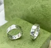 2024 Fashion Love Ring Creative Patroon Retro Designer Rings 925 Silvertated Ring for Woman of Man