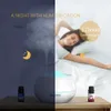 Umidificatori 500ML Aromaterapia elettrica domestica Diffusore di oli essenziali Telecomando Aroma Umidificatore Purificatore con luce LED colorata