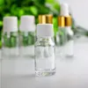 피펫 캡 탬퍼 캡 나사 캡이있는 10ml 투명 유리 드롭퍼 병 빈 10 ml esssentail 오일 병 액체 vials iaxt