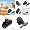 Professionellt handverktyg Set Metal Detector Sand Scoop Spade Set Stainless Steel Beach Digging Filter Accessories Underground Treasure DHHXI