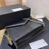 Gold Chain Designer Bag Crocodile Pattern Crossbody Bags For Woman Stor shoppingväska Flap Luxurys handväskor Purs Designer Woman Handbag Womens Letter Bags