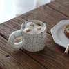 Mugs Drink Ceramic Handle Cup Mug Coffee With Lid Tea Espresso Kitchen Cute Porcelain Botella De Agua Accessories