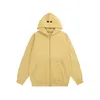 Autumn and Winter Zipper Cardigan Hoodie Long Sleeve Coat Men and Women Brushed Hoody