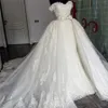 Abiti da sposa sexy a cuore sirena in pizzo abiti da sposa in pizzo rimovibile con abiti da sposa con gonna staccabile Vestido noia