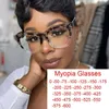 Office Office Sunglasses Trendy Clear Amber Blue Light Gorkes Glockes Ladies Anti-Rephiped Myopia Fashion Big Women’s Comple 280T