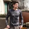 Men's T Shirts Summer Mens Camouflage Hunting Shirt Long Sleeved Breathable Tactical Top Outdoor Quick Drying Mountaineering T-shirt