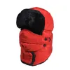Zima termiczna czapka Traper Traper żołnierz Earflap ciepłe rosyjskie wodoodporne maska ​​narciarska kapelusz mężczyzna Kobiety Ushanka Bomber Hat 231221