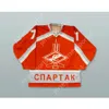 Custom Kovalchuk 71 Moscou Spartak Hockey Jersey Nouveau Top Ed S-M-L-XL-XXL-3XL-4XL-5XL-6XL