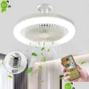 Autre maison de jardin nouveau ventilateur de plafond avec des lumières télécommande E27 Base de convertisseur 30W Éclairage LED intelligent pour livraison de chute de salon DHSBB