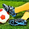 Kids Soccer Shoes Society TFFG School Football Boots Cleats Grass Sneakers Boy Girl Outdoor Athletic Training Sports Footwear 231221