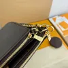 Дизайнерская сумка Multi Pochette, роскошные модные сумки, женская сумка на цепочке, сумка через плечо, сумка для покупок, повседневная повседневная сумка из 3 сумок