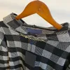 Men's plus size sweaters hoodies in de herfst / winter 2024Acquard breienmachine e aangepaste jnlarged detail crew nek katoen e657d