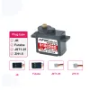 D1802mg 8g Copo oco Garra de servo digital Gear de metal f3p Plano pequeno / servo de pequenos carros para carros RC / RC Drone / Robot Peças