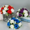 Kwiaty dekoracyjne 2PCS Wedding Party Centerpiece Road Flower 26cm Ball Kwia