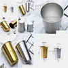 Tuimelaars 350 ml / 500 ml roestvrijstalen mokken Metalen reisbeker Pintglazen beker Outdoor Cam Koffie drinken Thee Bier Keukengerei Drop Dhewa