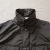 Herren leichte Baumwollparkas Frühling Herbstjacken Dünne Schlanke Fit-Schichten Baumwollpadd mit langärmer Jacke Outerwear Topstoney Paar Lader