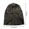 BERET ORIENTAL PAISLEY ORNNE GOLD ON BLACO CONTO HOMME OUTDOOR PERSIA PERSIA SEGNI BASI DI BAMBINATI CHIUDI CAPITO