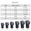 Boxninghandskar 6 12 14oz pu läder Muay Thai Guantes de Boxeo Sanda Free Fight MMA Kick Training Glove For Men Women Kids 240111