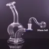 도매 14mm 암컷 미니 DAB 리그 Bong Hookah 화려한 유리 오일 버너 Bongs Hockahs Water Pipes Recycler Ash Catcher Bong with Bent Glass Oil Burner Pipes