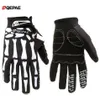 Qeqae Patrón de esqueleto unisex Full Finger Bicycle Motorcycle Motorbike Racing Gloves Guante de bicicleta para mujeres y hombres 22900 22900