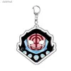 Schlüsselringe Cartoon Anime Solo -Leveling Keychain süße Acrylfigur Kawaii Schattenanhänger Keyring Schmuck Cosplay Fans Kollektion Geschenke Giftsl231222