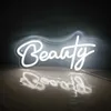 Insegna LED Neon Sign Beauty Led Neon Sign Decorazione Tattoo Room Ciglia Negozio USB Lampada al neon Arredamento camera da letto Luci notturne Regalo squisito R2306