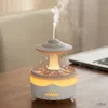 Umidificatori Diffusore di Fiamma Umidificatore Diffusore di Oli Essenziali Umidificatore di Aroma con Effetto Fiamma di Fuoco UFO Nuvola di Pioggia Umidificatore Intelligente