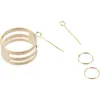 Hoop Earrings 2290pcs 2Color Earring Making Kit Accessories Metal With Hooks Jump Rings For