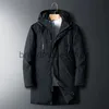 Heren Down Parkas Dikke Down Down Parka Coat Oversize 6xl 7xl 8xl 2023 Brand Keep Warm Winter Men's Black Blue Red Peded Jacket J231222