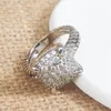 Band Rings Cable Rings Diamond Women And Men Luxury Punk Zircon Party Fashion Ring269t