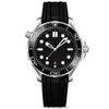 Luxury Watch Men Top Class Sea 007 James Men's Watch Huit cadrans de 42 mm et 300m Mouvements automatiques Regrés