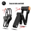 PCYCLING BICYCLE LOCK LÄNGLIGT STÅL FOLD LÅS MTB ROAD BIKE LÅS LÅS ANTI-THE LOCK LASSLÅSLÅS Safe Cycling Accessories 231221