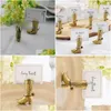 Decorazione per feste Cowboy Boot Place Card Table Table Centrotavola Famiglia Doccia da sposa Bomboniere Numero sedile Thouglie Dropse Delivery Home G Dhot1