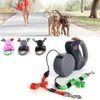 Dual Headed Pet Leases Automatic Driverable Dogs Traction Rope Creative Double Dog Walking Leash Chain Pets Supplies 231221