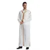 Ethnische Kleidung Eid Kapuze Abaya Männer lässig Langarm Kleid Muslim Jubba Thobe Islam Ramadan Kaftan Dubai Saudi Caftan Abayas Arabien