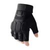 Outdoor Tactical Half Finger Gloves for Military Men Airsoft Sport Gloves Motorbike Cycling Climbing Hiking Hunting Gloves W01 231221