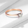 結婚指輪Kuololit 10kローズゴールドホワイトゴールド100％天然宝石リング女性用Dカラーソリティアプロミスエンゲージメントギフト585 231222