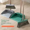 Durable Broom and Dustpan Set with Ergonomic Design - Perfect for All Surfaces 231221