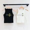 Frühlings Sommertanks Top Women Fitness Sportweste Designer Strassbriefpanzer Westen Vollfarbene Tee