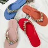 Flops Rhinestone Women Slipter Flip estate Flip Female Crystal Bling Shoe Beach Sandals Flat Cashy Sandals Zapatos de Mujer HH729