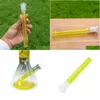 Tillbehör Tobaksrör Liquid Glass Water Pipe Rök Tillbehör 14mm kaliber rökningsbutik verktyg droppe leverans hem trädgård hushåll s dhqyc