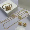 Pendant Necklaces High quality light luxury jewelry necklace, bracelet, earring set