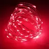 1pc 118.11 pouces à LED Copper Wire Lights, Lights Fairing Garland Lights, pour la décoration de fête de mariage de Noël, alimentée par batterie.