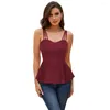 Women's Tanks Women Sexy A-line Camisole Tops Ladies Triple Straps Sweetheart Neck Female Sleeveless Tank T-shirts Blouse