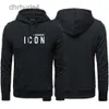 Icône Hoodie Designer Sweater Man Caby Casual Casual Long Mancheve Nouveau Qtu8