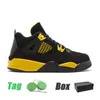 Kids Shoes 4s Nike Air Jordan 4 Travis Scott Off White 【code ：L】Jumpman 4 Basketball Kid Black Cat Cool Grey University  Military Blue Trainers children boys girls Sport Sneaker