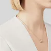 Роскошные дизайнерские женские подвески полные бриллианты ожерелья модельер дизайнер дизайнер из нержавеющей стали ожерелье Mans Day Day Dire F235N