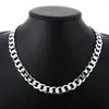Special offer 925 Sterling Silver necklace for men classic 12MM chain 18 30 inches fine Fashion brand jewelry party wedding gift 2299a